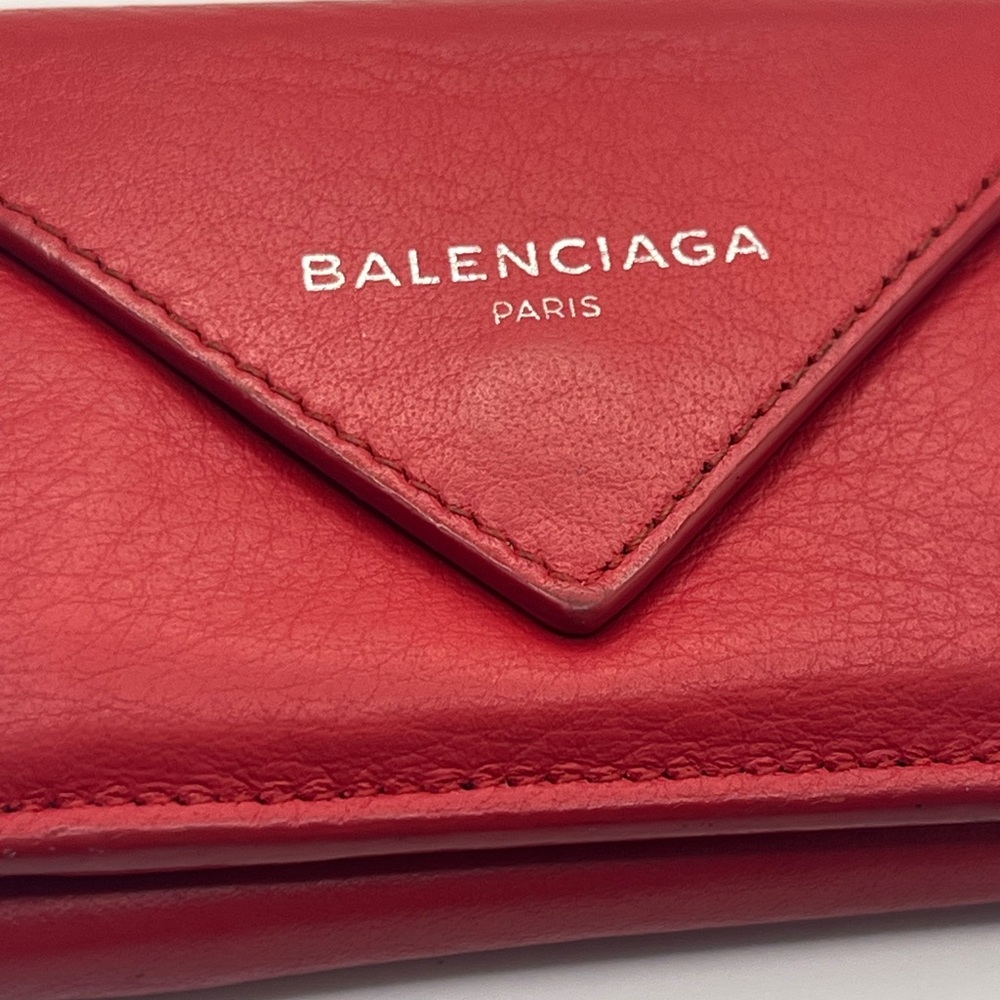 Balenciaga Papier Mini Wallet in Red - Picture 10 of 12